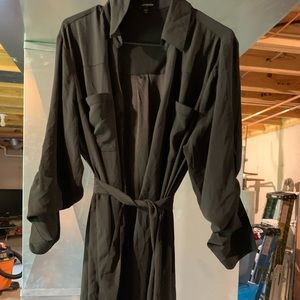 Button up dress with sash